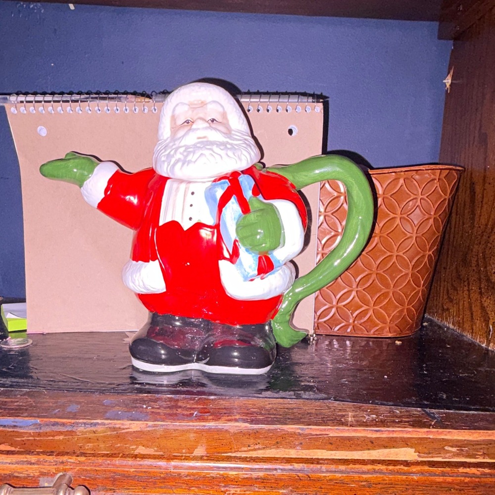 Lilian Vernon Santa Claus Christmas Ceramic Figurine Taiwan